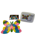 Butterfly Shape Alphabet/Number Puzzle