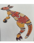 Aboriginal Art Kangaroo Floor Puzzle