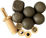 Play dough roll and extrude set