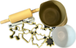 Play dough cooking set