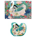 The lady with the Swan Silhouette Puzzle