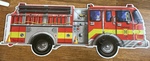 Giant Fire Truck Floor Puzzle