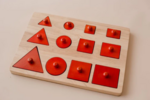 Montessori Red Shape Puzzle