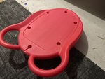 Red Floor Scooter Board